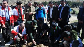 تولید ۱۲۰۰ هزار اصله نهال در بزرگترین نهالستان سردسیری استان در اسلام آبادغرب