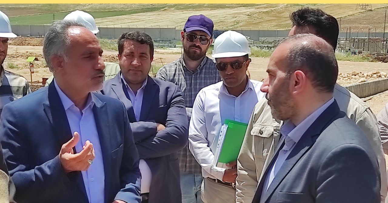 بازدید استاندار کرمانشاه از پروژه در حال احداث ۴۰۰/۲۳۰ کیلوولت سرپل‌ذهاب