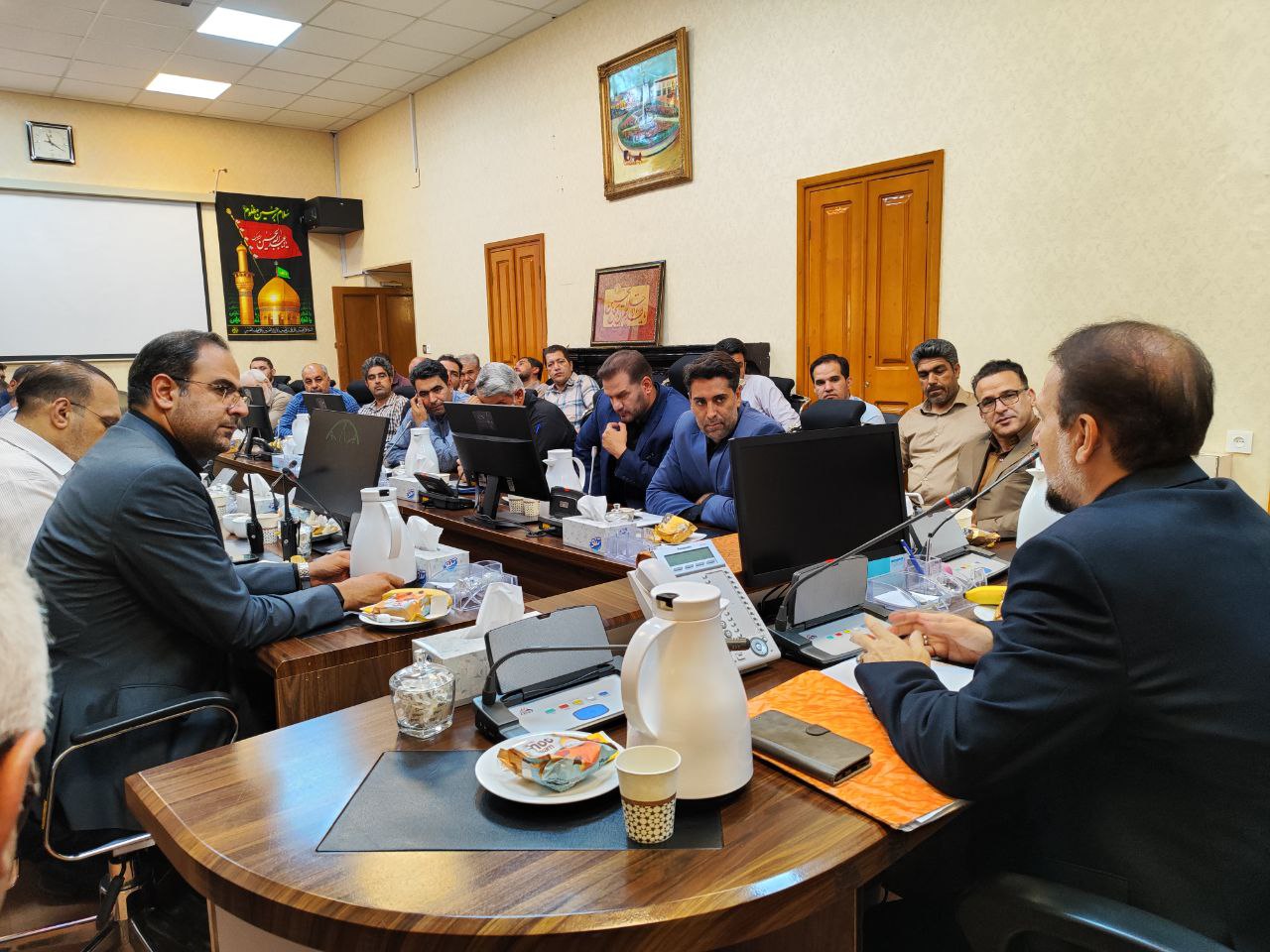 خدمت‌رسانی سه شیفته پاکبانان کرمانشاهی در ایام اربعین حسینی(ع)