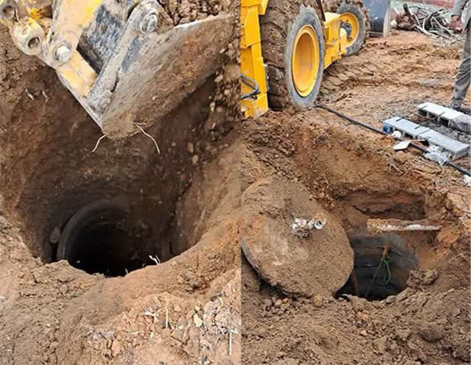 انسداد ۵ حلقه چاه غیرمجاز در شهرستان کرمانشاه