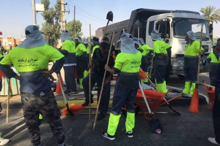 ‍ آغاز کار ستاد اربعین شهرداری کرمانشاه در شهر قصر شیرین