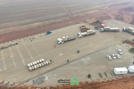 عملیات اجرایی بزرگترین مزرعه خورشیدی غرب کشور شتاب گرفت
