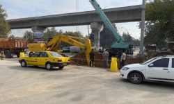 عملیات دفع آبهای سطحی منطقه در حال انجام است