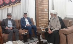 دیدار رئیس سازمان بسیج حقوق دانان کشور با حضرت آیت الله عباس کعبی در قم