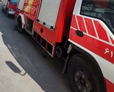 آتش سوزی بیمارستان امام علی (ع) کرمانشاه مهار شد