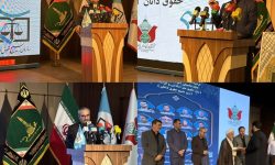 گرامیداشت یاد و خاطره شهدای حقوق دان جنگ تحمیلی آمریکا و رژیم صهیونی به همت سازمان بسیج حقوق دانان کشور برگزار شد