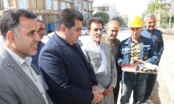 اصلاح و تقویت شبکه فشار متوسط برق شهر تازهآباد به مناسبت هفته دولت