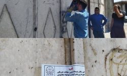 ضایعاتی های کمربندی غربی کرمانشاه جمع‌آوری و پلمپ شدند