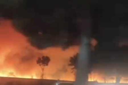  آتش‌سوزی مزارع کشاورزی دانشگاه صنعتی کرمانشاه مهار شد