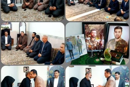 رییس سازمان بسیج حقوق دانان کشور در دیدار با خانواده شهید حقوق دان، حسن عزیزی در کرمانشاه